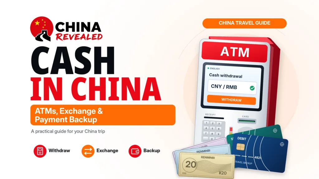 Cash in China for foreigners – China Revealed travel guide covering ATM withdrawals, currency exchange, using international